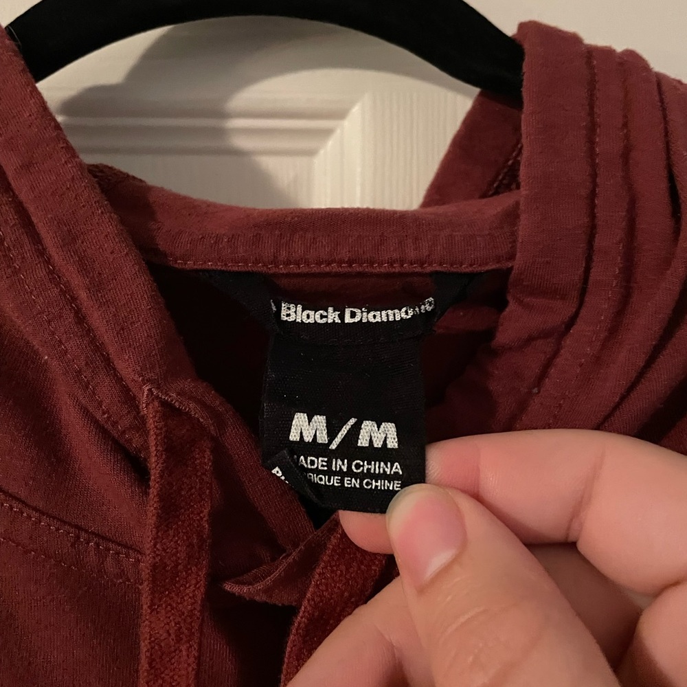 Black Diamond Men’s Crag Hoodie/ brick red/ size M